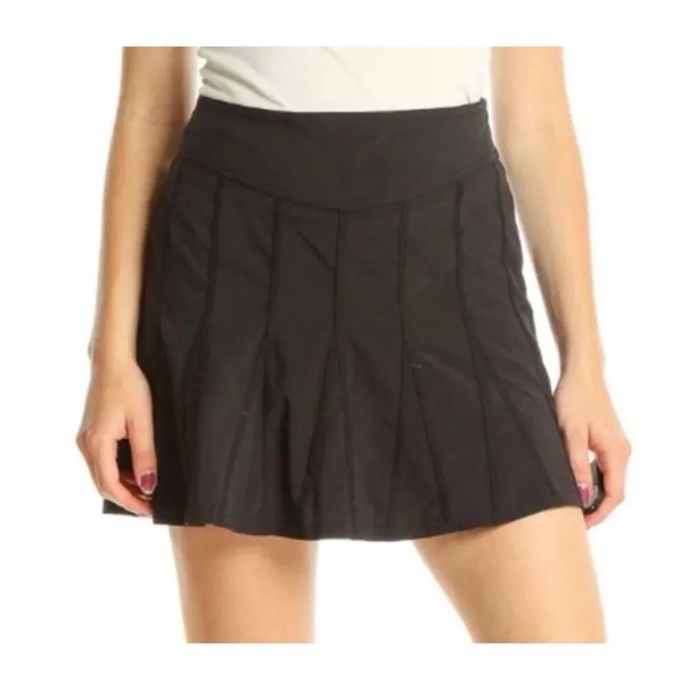 ATHLETA Wear About black SPORT Skirt Skort sz 12